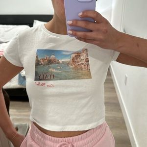 Italy baby tee